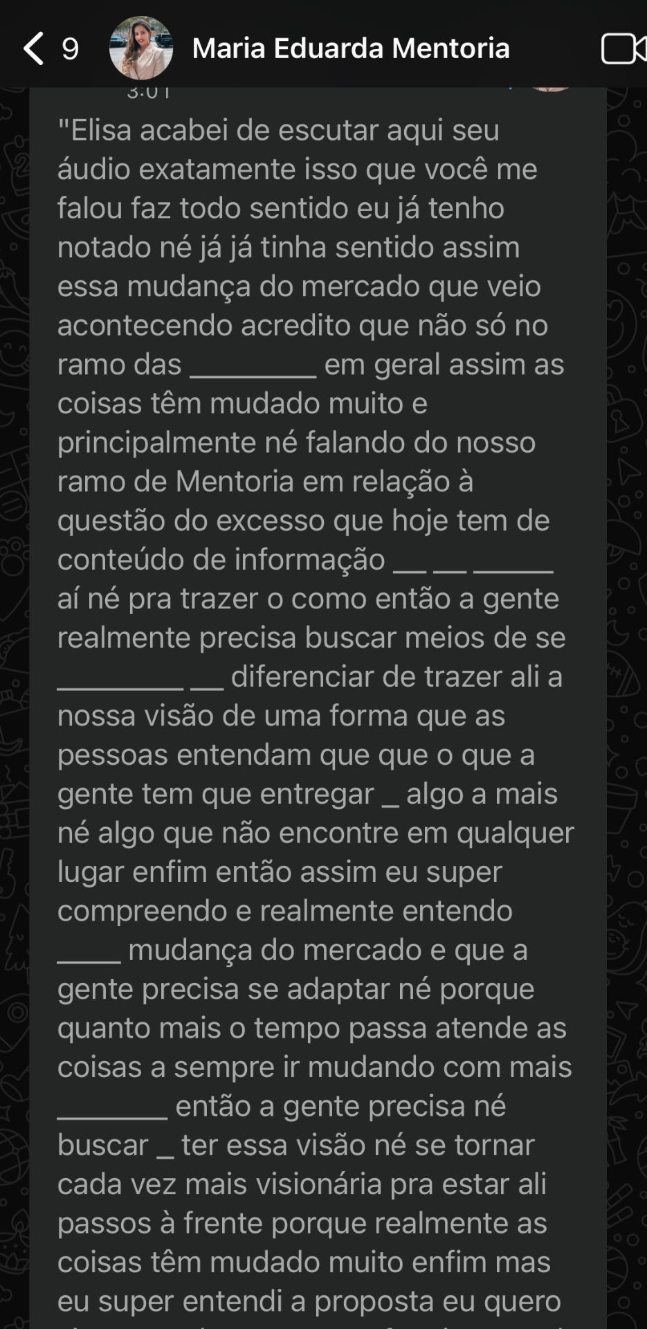 Depoimento 1